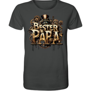 "Bester Papa" - Steampunk Edition - Organic Shirt