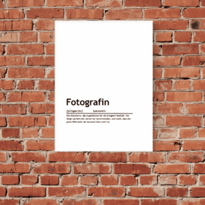 Definition: "Fotografin" (Print-Version)