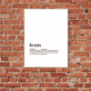 Definition: Ärztin (Print)