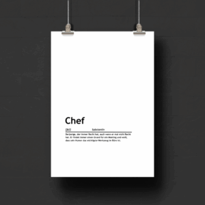 Definition: Chef (Print-Version)