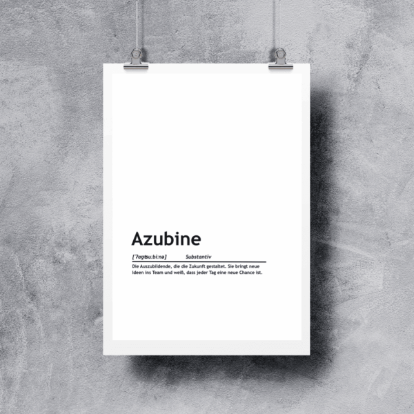 Definition: Azubine (Print-Version)