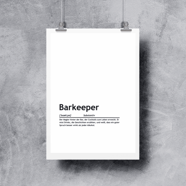 Definition: Barkeeper (Print-Version)