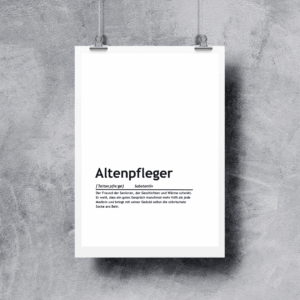 Definition: Altenpfleger (Print-Version)