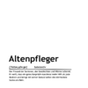Definition: Altenpfleger (Print-Version)