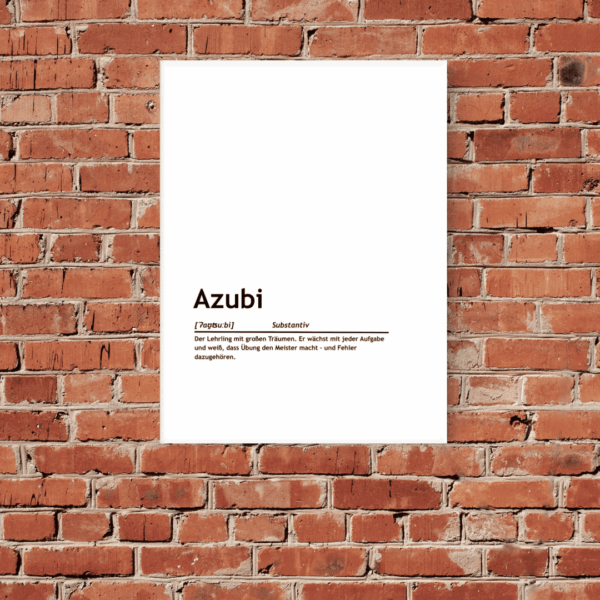 Definition: Azubi (Print-Version)