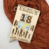 Geschenkkarte "Endlich 18", 14 x 9 cm, personalisierbar