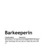 Definition: Barkeeperin (Print-Version)