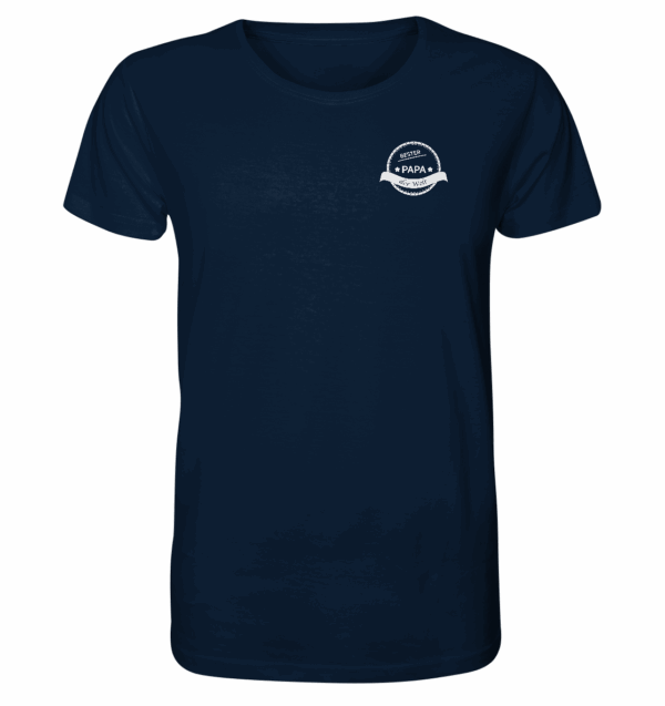 front-organic-shirt-0e2035-1116x.png Organic Shirt "Bester Papa der Welt", Motiv 2 - Organic Shirt