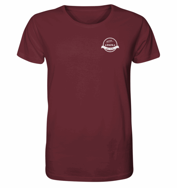 front-organic-shirt-672b34-1116x.png Organic Shirt "Bester Papa der Welt", Motiv 2 - Organic Shirt