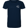 Organic Shirt "Bester Papa der Welt" - Motiv weiß - dunkle Farben