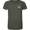 Organic Shirt "Bester Papa der Welt" - Motiv weiß - dunkle Farben