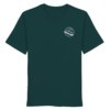 Organic Shirt "Bester Papa der Welt" - Motiv weiß - dunkle Farben