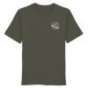 Organic Shirt "Bester Papa der Welt" - Motiv weiß - dunkle Farben